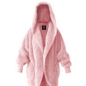 Gorgeous Sherpa Cardigan in a Light pink
